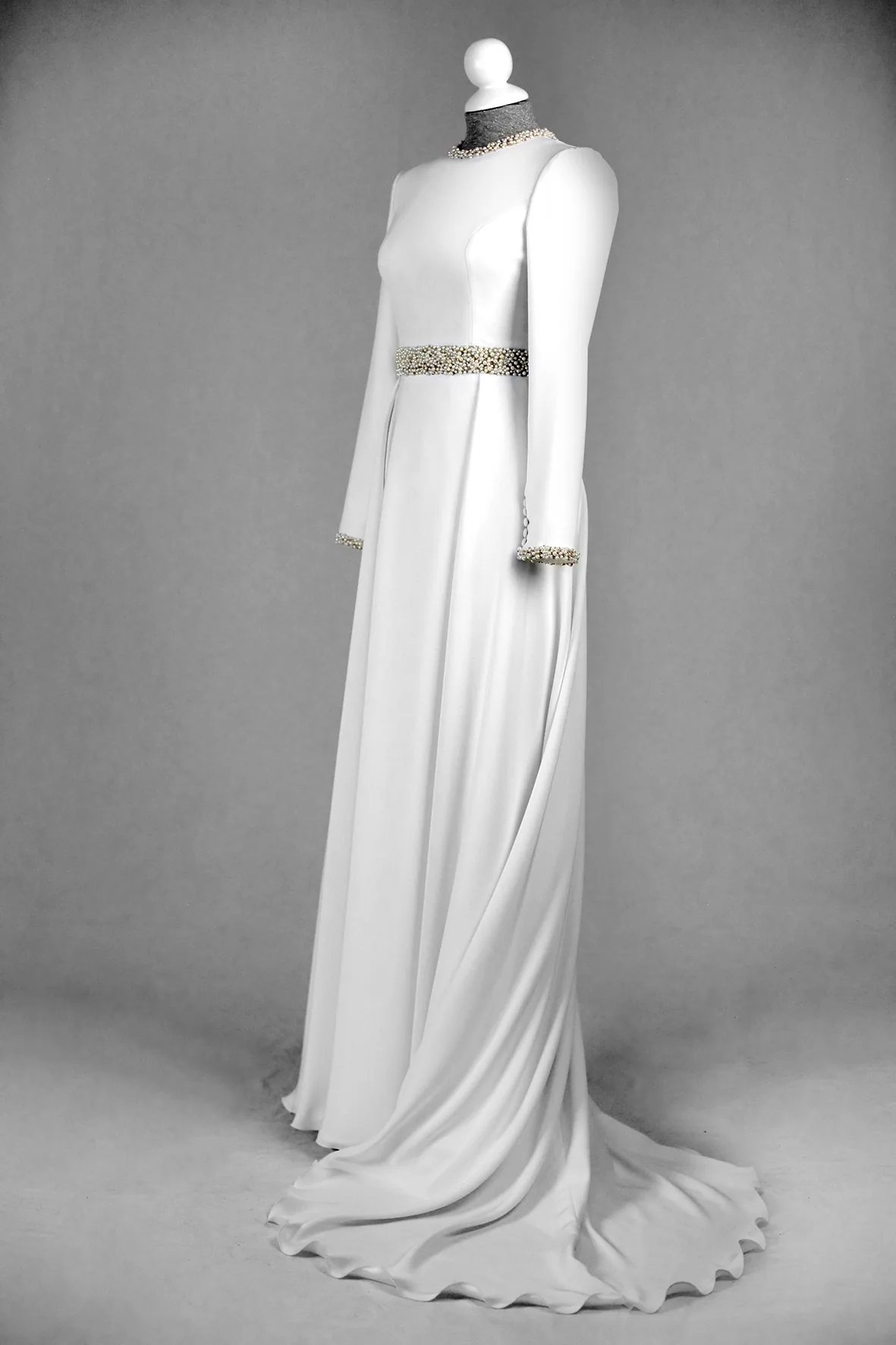 Vestido de novia a medida de Félix Capilla